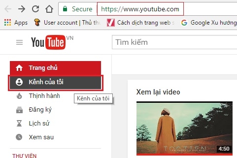 Hướng dẫn thay đổi tên kênh Youtube của bạn