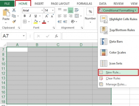 Phân biệt nhanh các dòng trong bảng tính Excel bằng cách tô màu xe kẽ