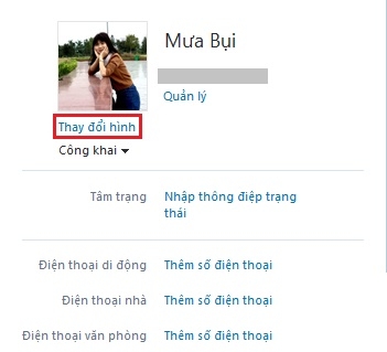 Cách thay đổi ảnh đại diện trong Skype