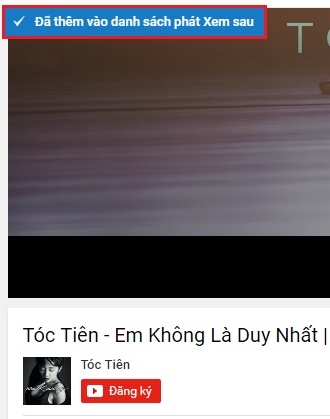 Lưu lại video yêu thích nhanh chóng ngay trên Youtube