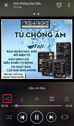 Cách chia sẻ nhạc Zing MP3 lên trang cá nhân Zalo