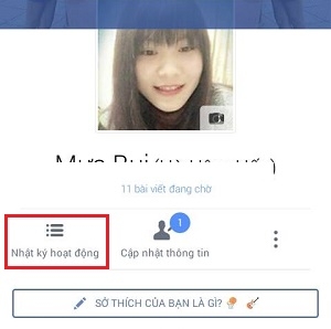 Cách xem lại nhật ký hoạt động của bạn trên Facebook khi dùng điện thoại