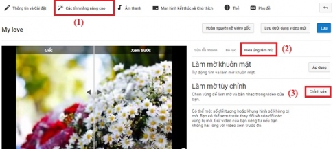 Cách làm mờ một số đối tượng trong video của bạn trên youtube