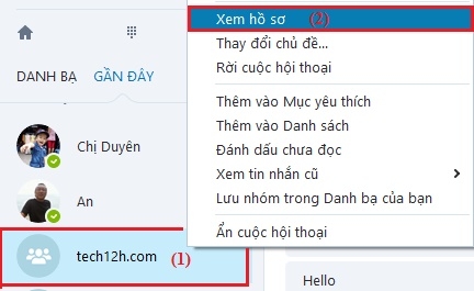 Cách xóa tên ai đó ra khỏi danh bạ Skype của bạn