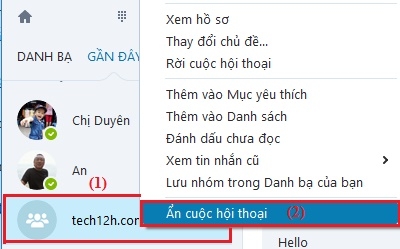 Cách xóa tên ai đó ra khỏi danh bạ Skype của bạn