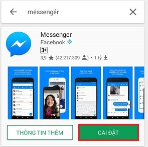 Cách chát với một người bạn nào đó trên Messenger