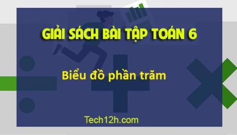 SBT toán 6 tập 2 bài 17: Biểu đồ phần trăm Trang 38