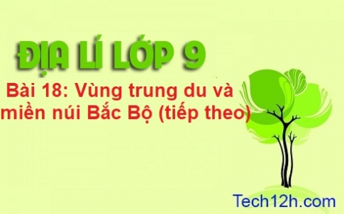 Bài 18: Vùng trung du và miền núi Bắc Bộ (tiếp theo) 