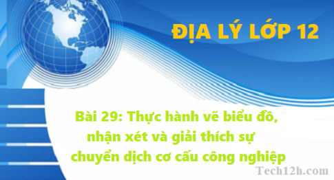 Bài 29: Thực hành vẽ biểu đồ, nhận xét và giải thích sự chuyển dịch cơ cấu công nghiệp