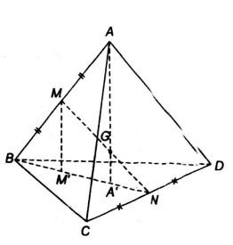 Giải bài 2: Hai đường thẳng chéo nhau và hai đường thẳng song song - SGK hình học 11 trang 55