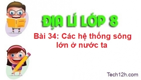 Bài 34: Các hệ thống sông lớn ở nước ta