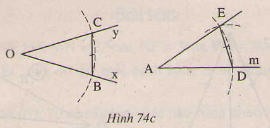  Trường hợp bằng nhau thứ nhất của tam giác cạnh - cạnh - cạnh (c.c.c) - SGK hình học 7 trang 112 tập 1