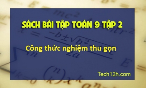 Sbt toán 9 tập 2 bài 5: Công thức nghiệm thu gọn Trang 55