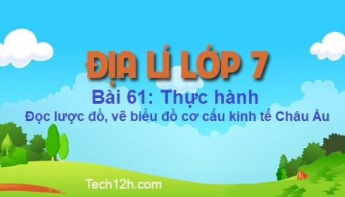 Bài 61: Thực hành đọc lược đồ , vẽ biểu đồ cơ cấu kinh tế châu Âu