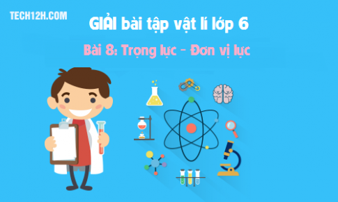 Giải bài 8 vật lí 6: Trọng lực Đơn vị lực