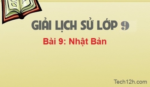 Bài 9: Nhật Bản