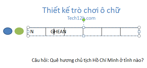 Hướng dẫn thiết kế trò chơi ô chữ rất chi tiết, có hình ảnh minh họa(P2)