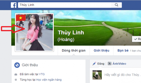 Cách thay đổi avatar Facebook có biểu tượng cờ Việt Nam