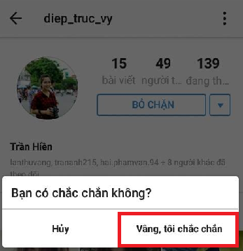 Cách chặn và bỏ chặn một tài khoản trên Instagram