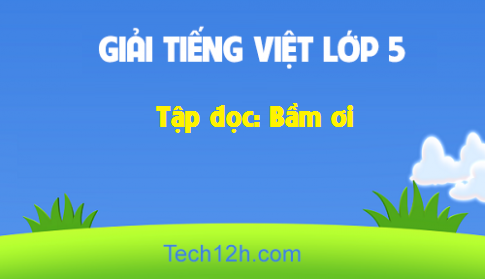 giải bài Tập đọc: Bầm ơi