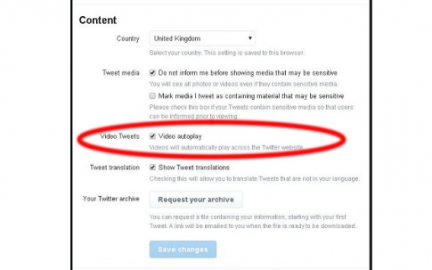 Hướng dẫn cách tắt tính năng tự động phát video trên Twitter