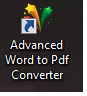 Advanced Word to PDF converter Free- Phần mềm chuyển đổi Word sang PDF