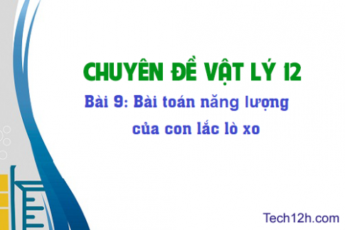 Bài 9: Bài toán năng lượng của con lắc lò xo