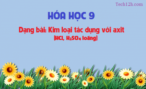 Dạng bài: Kim loại tác dụng với axit (HCl, H2SO4 loãng)