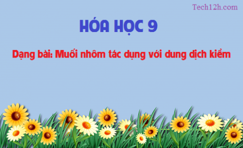 Dạng bài: Muối nhôm tác dụng với dung dịch kiềm