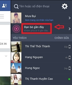 Cách tìm bạn bè đang online ở gần đây trên Facebook bằng điện thoại Android