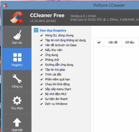 Cách thay đổi ngôn ngữ tiếng việt trong CCleaner bản miễn phí