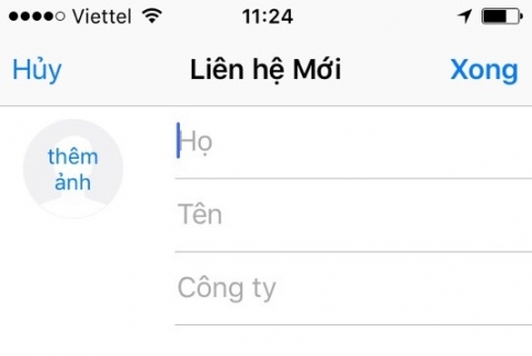 Điện thoại Iphone: Cách thêm số điện thoại vào danh bạ 