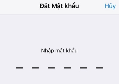 Điện thoại Iphone: Cách cài đặt mật khẩu cho máy