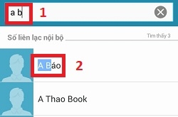 Cách tìm kiếm danh bạ, tin nhắn sẵn có trên điện thoại Android.