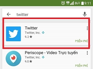 Hướng dẫn tải và cài đặt Twitter trên điện thoại