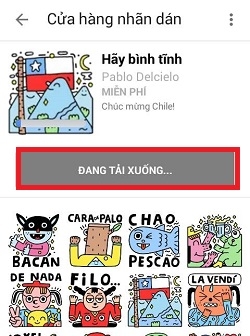 Cách  cài đặt và gỡ bỏ nhãn gián vui nhộn trên Facebook messenger bằng điện thoại Android.