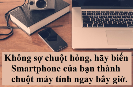 Biến smartphone của bạn thành chuột máy tính với wifi mouse