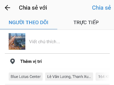 Cách thêm vị trí và chỉnh sửa vị trí của bài viết trên Instagram