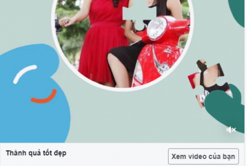 Cách làm video Thành quả tốt đẹp trên Facebook