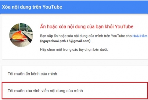 Hướng dẫn cách xóa vĩnh viễn kênh Youtube của bạn