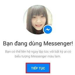 Cách chát với một người bạn nào đó trên Messenger