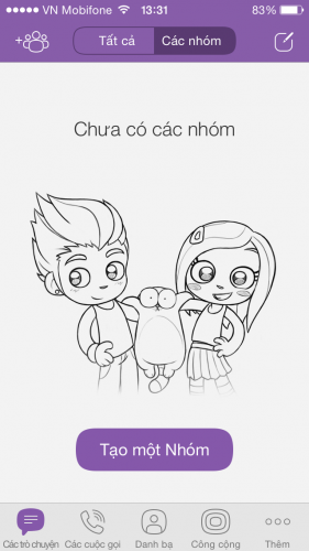 Hướng dẫn cách chat nhóm trên Viber