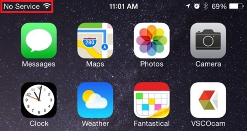 Cách xử lý trường hợp iPhone bị mất sóng
