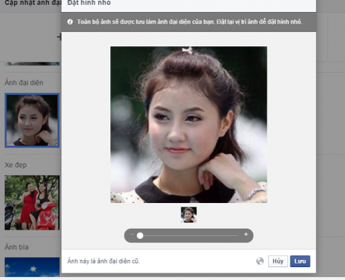 Cách quay lại, đổi lại ảnh đại diện cũ trong Facebook