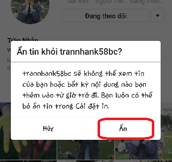 Cách để ẩn hoặc hiển thị tin của tài khoản nào đó trên Instagram