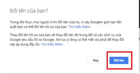 Hướng dẫn cách đổi tên cho toàn bộ các tài khoản Google