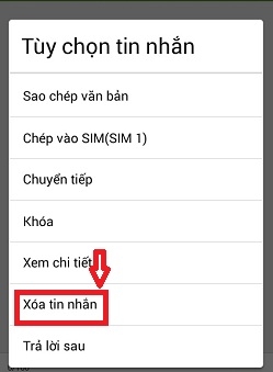 Cách xóa những tin nhắn cũ điện thoại Android