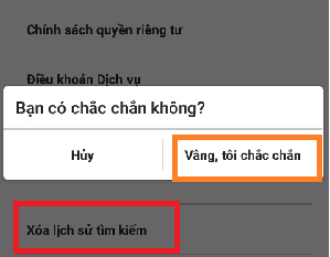 Cách xoá lịch sử tìm kiếm trên Instagram trên điện thoại Android