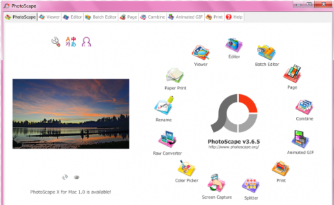 Photoscape phần mềm chỉnh sửa ảnh miễn phí, nhẹ nhàng cho window