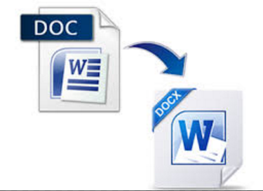 Sự khác nhau giữa DOC và DOCX và cách chuyển từ DOCX sang DOX, từ DOX sang DOCX